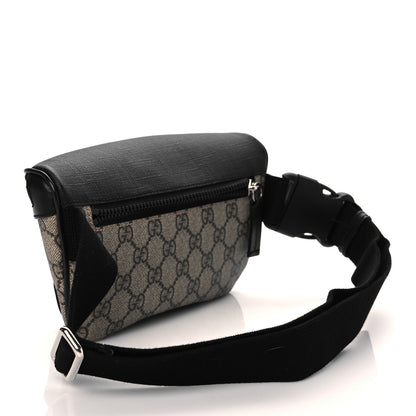 Gucci GG Supreme Monogram Belt Bag Black 4 of 11