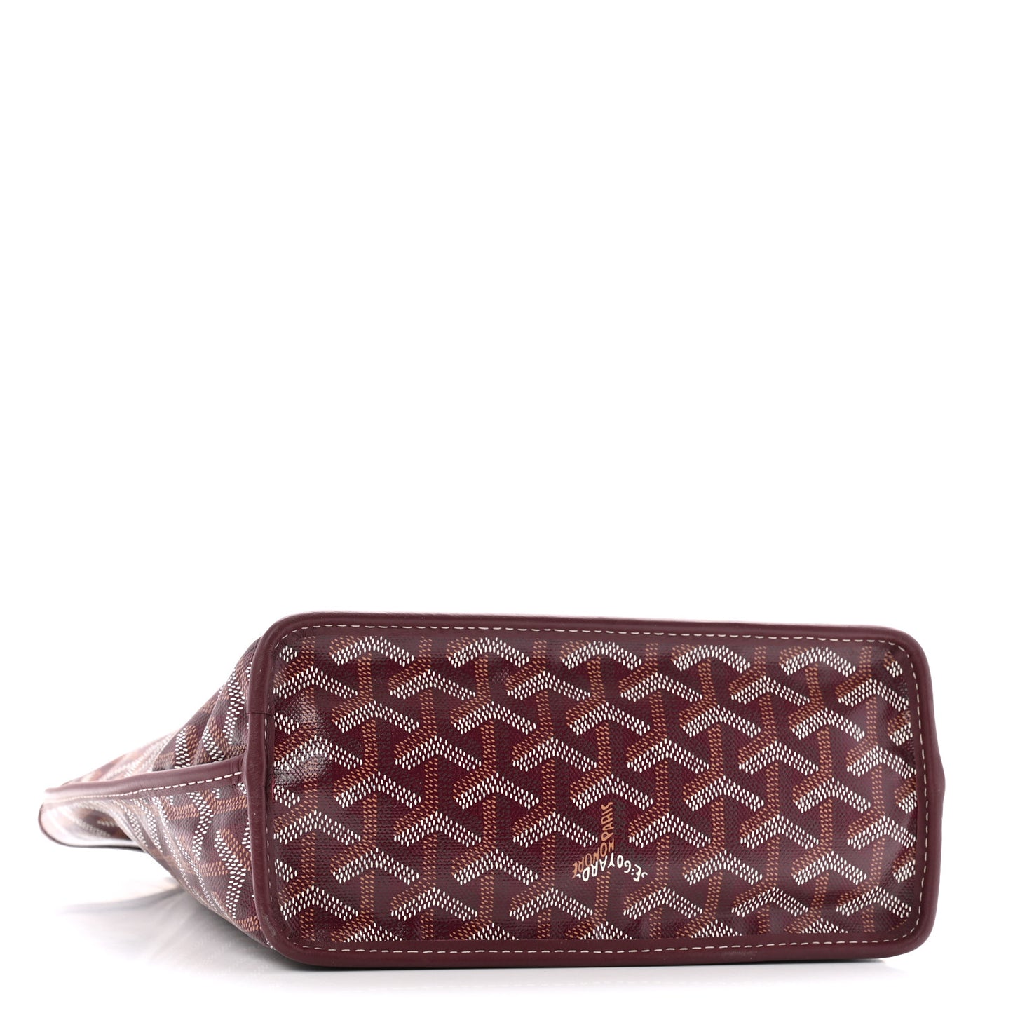 Goyardine Reversible Mini Anjou Burgundy
