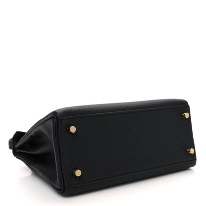 Hermes Togo Kelly Retourne 25 Black 4 of 11