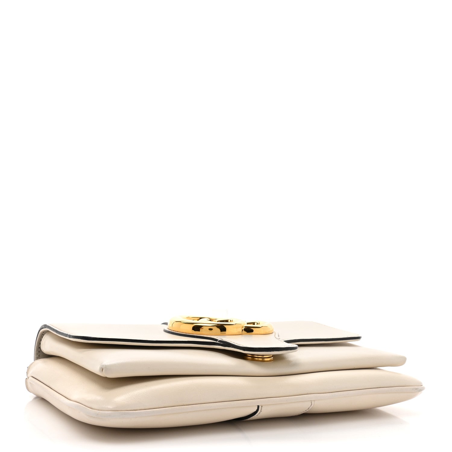 Gucci Calfskin Small Arli Flap Shoulder Bag Mystic White 4 of 14