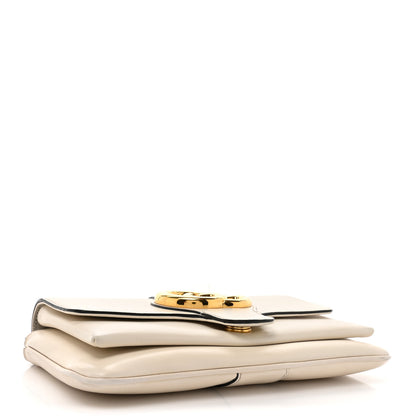 Gucci Calfskin Small Arli Flap Shoulder Bag Mystic White 4 of 14