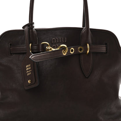 Miu Miu Nappa Medium Aventure Bag Radica 7 of 9
