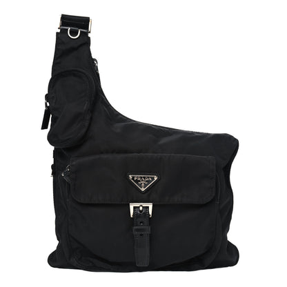Prada Nylon Tessuto Vela Messenger Bag Black 1 of 7