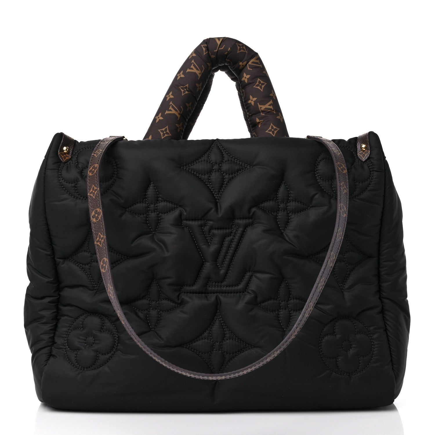 Louis Vuitton Econyl Monogram Pillow Giant Onthego MM Black 1 of 8