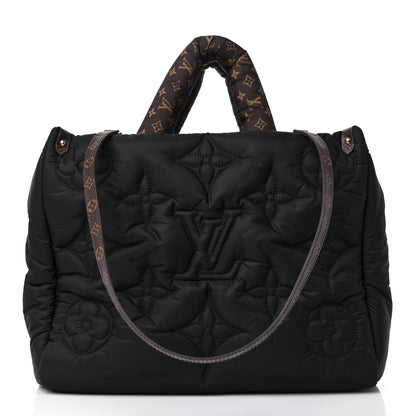 Louis Vuitton Econyl Monogram Pillow Giant Onthego MM Black 1 of 8