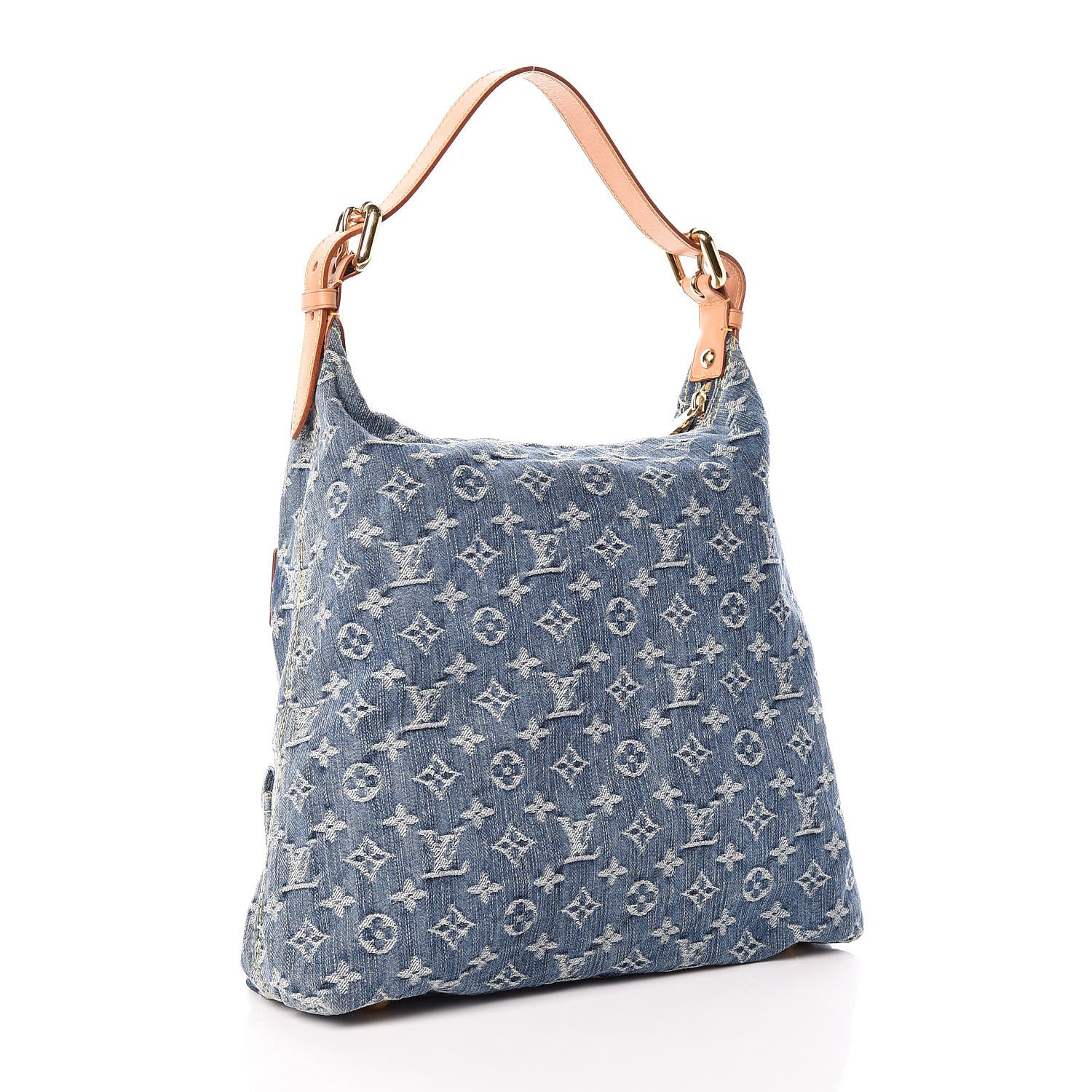 Louis Vuitton Denim Baggy GM Blue 3 of 9