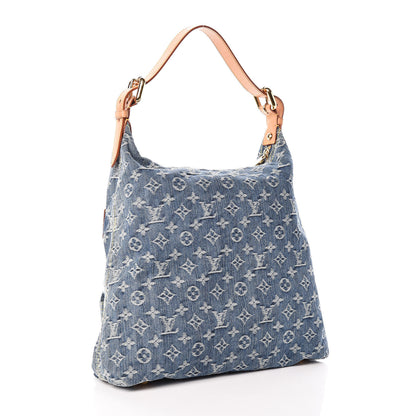 Louis Vuitton Denim Baggy GM Blue 3 of 9