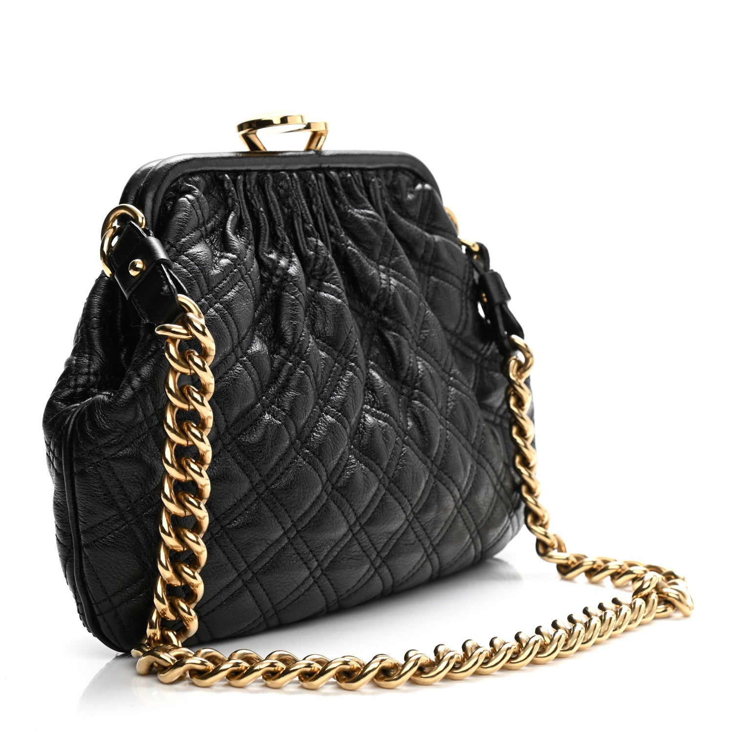 Marc Jacobs Calfskin Quilted Little Stam Black 1 of 6