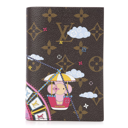 Louis Vuitton Monogram 2020 Christmas Animation Big Wheel Passport Cover Rose Ballerine 1 of 5