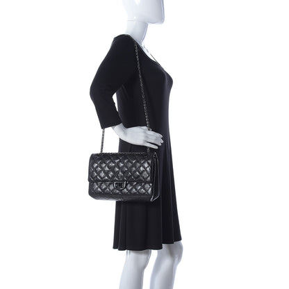 Chanel Aged Calfskin Quilted 2.55 Reissue 226 Flap So Black 2 of 10