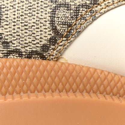 Gucci Calfskin GG Supreme Monogram Nappa Quilted Lace Up Ankle Boots 39 Mystic White Beige 9 of 12