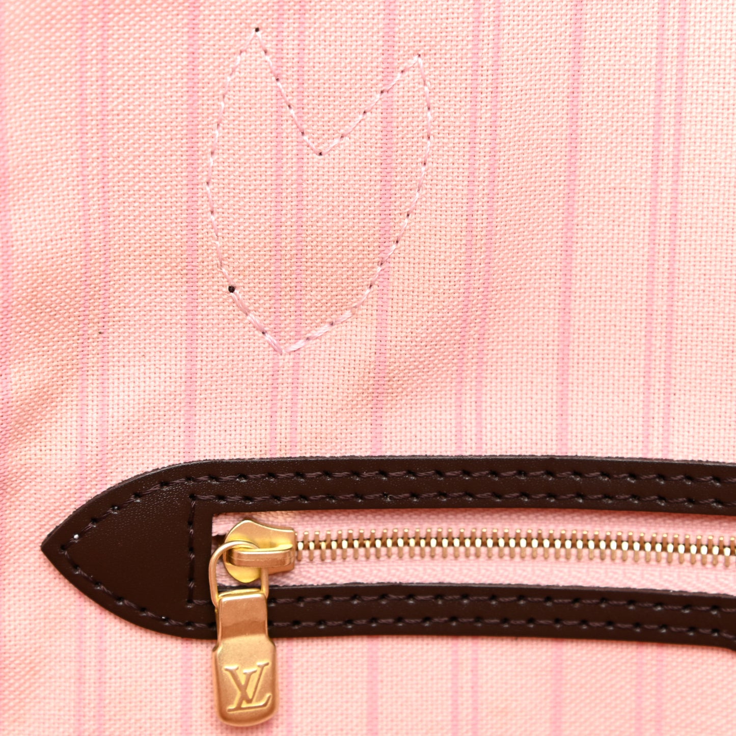 Damier Ebene Neo Neverfull MM Rose Ballerine
