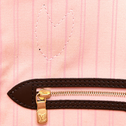 Louis Vuitton Damier Ebene Neo Neverfull MM Rose Ballerine 13 of 13