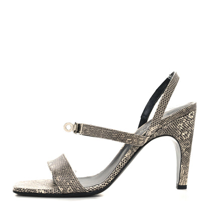 Hermes Lizard Glamour 95 Sandals 39 Ombre 1 of 9