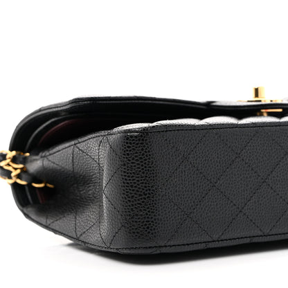 Chanel Caviar Quilted Medium Double Flap Black 10 of 10