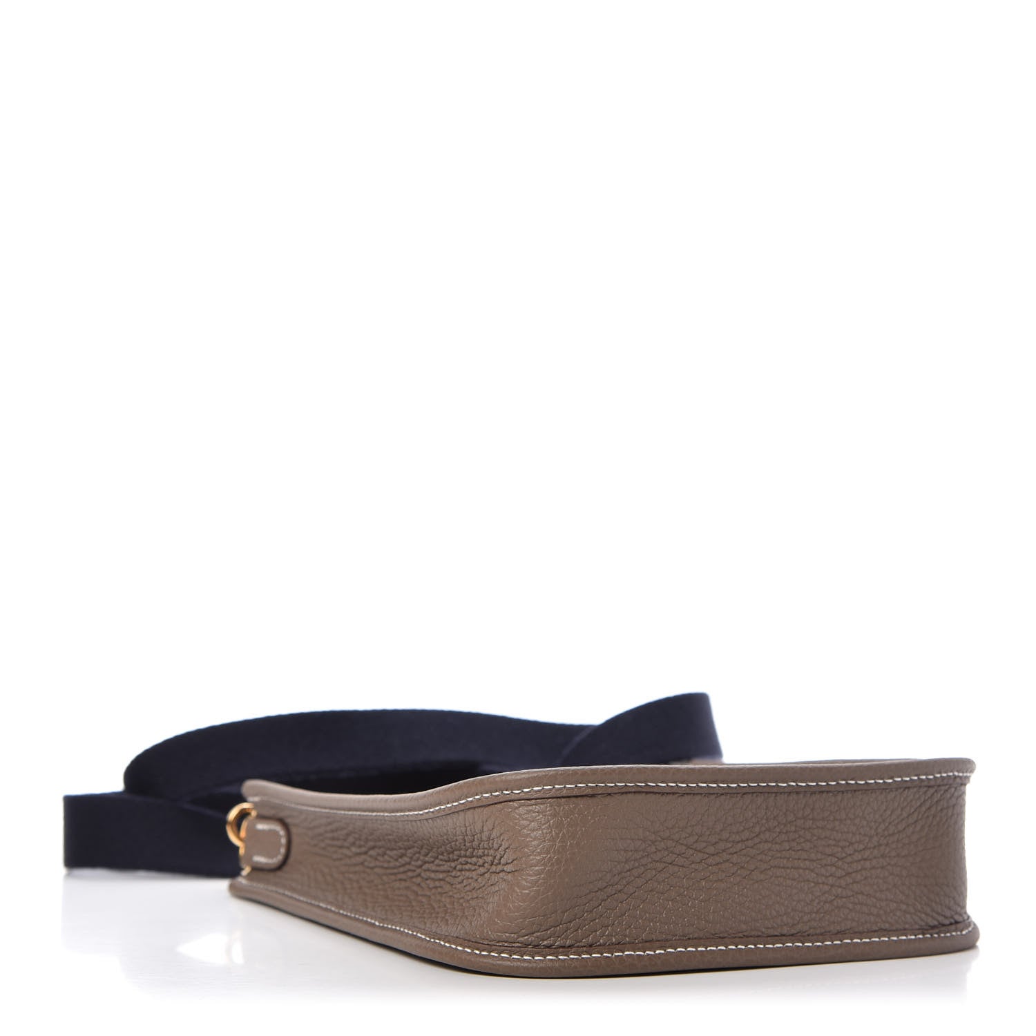 Hermes Taurillon Clemence Amazone Evelyne TPM Etoupe Bleu Indigo 4 of 9