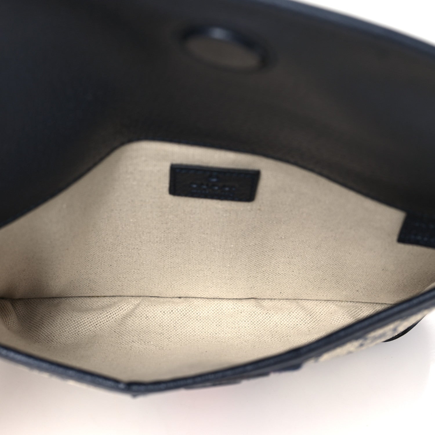 Gucci GG Supreme Monogram Web Small Ophidia Belt Bag 90 36 Beige Navy 4 of 9