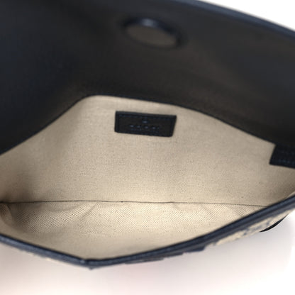 Gucci GG Supreme Monogram Web Small Ophidia Belt Bag 90 36 Beige Navy 4 of 9