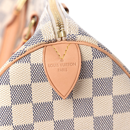 Louis Vuitton Damier Azur Speedy 35 6 of 10