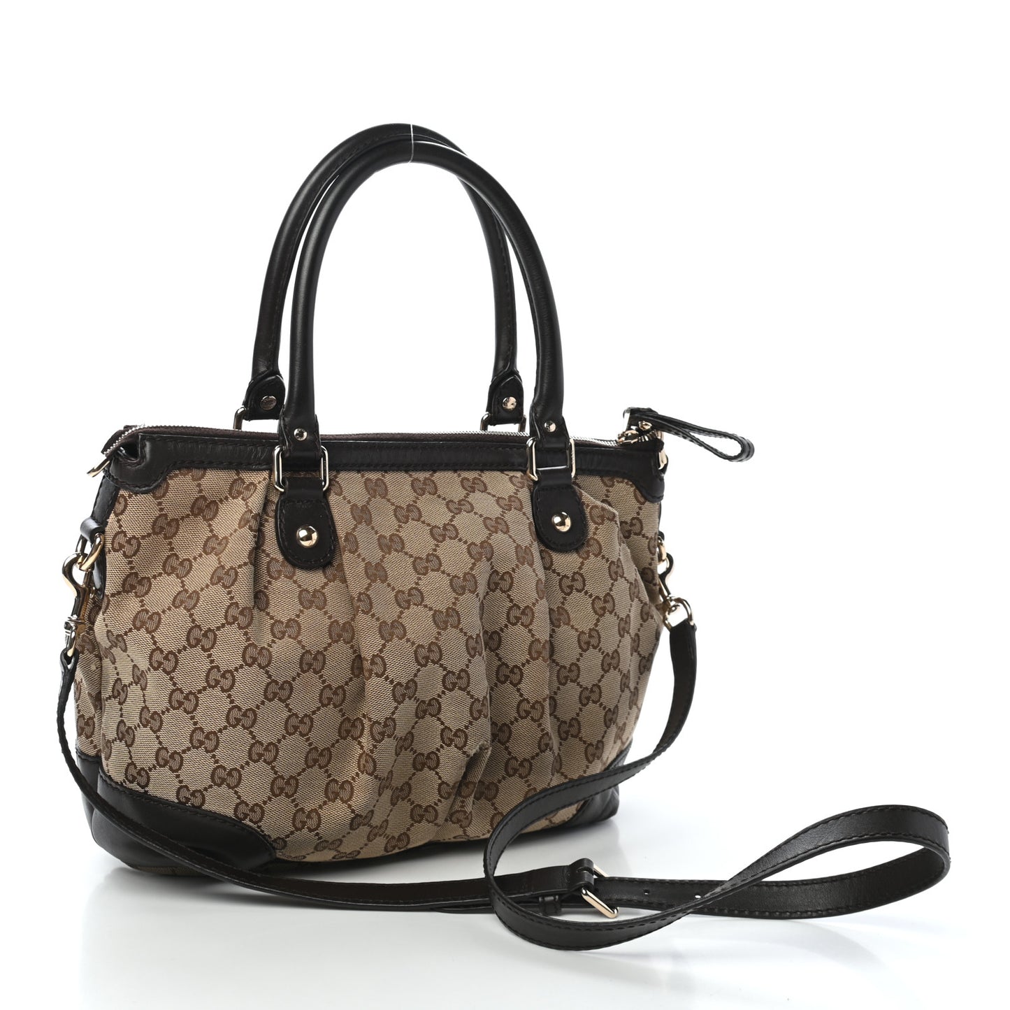 Monogram Medium Sukey Top Handle Dark Brown