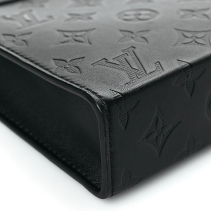 Louis Vuitton Calfskin Monogram Shadow Gaston Wearable Wallet 8 of 10