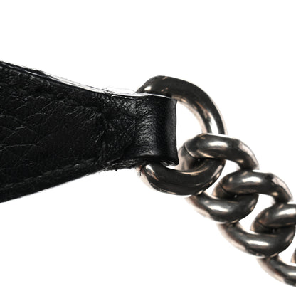 Gucci Pebbled Calfskin Studded Medium Soho Chain Shoulder Bag Black 13 of 13