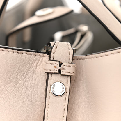 Fendi Vitello Dolce Century Petite 2Jours Tote Camelia Ghiaccio 18 of 18