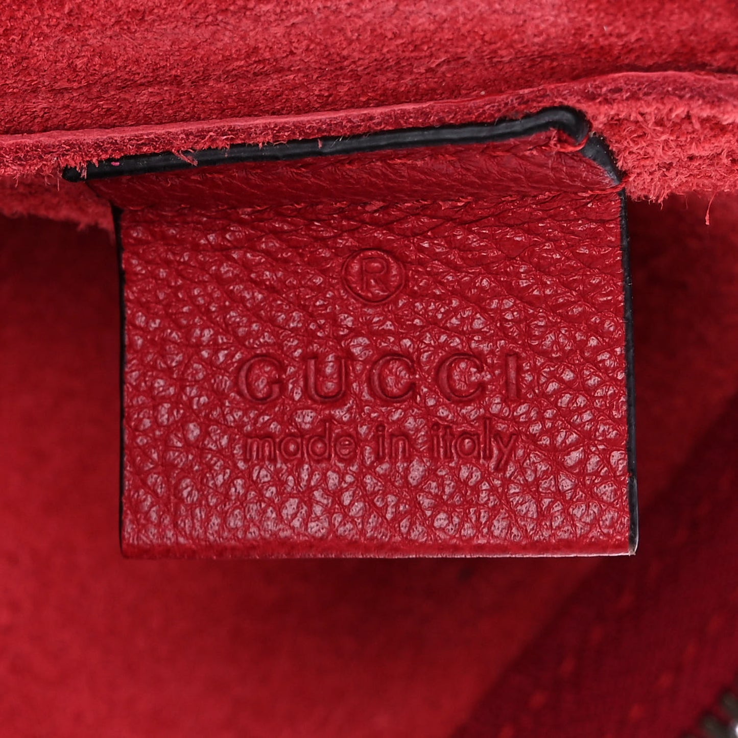 Pebbled Calfskin Medium Logo Portfolio Clutch Hibiscus Red
