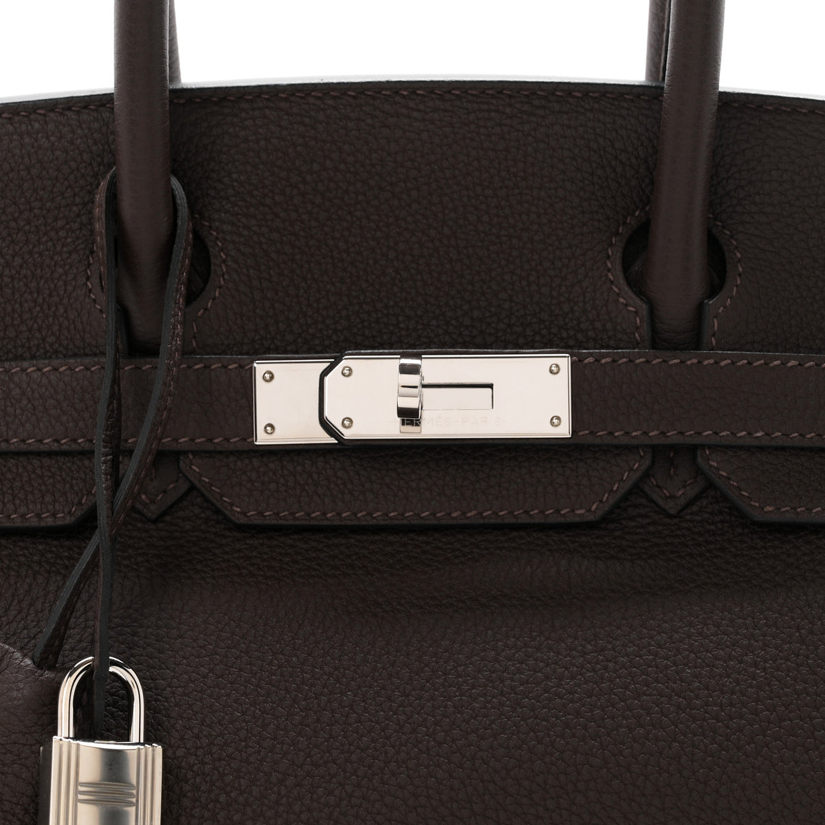 Hermes Togo Verson Birkin 30 Ebene Gold 8 of 10