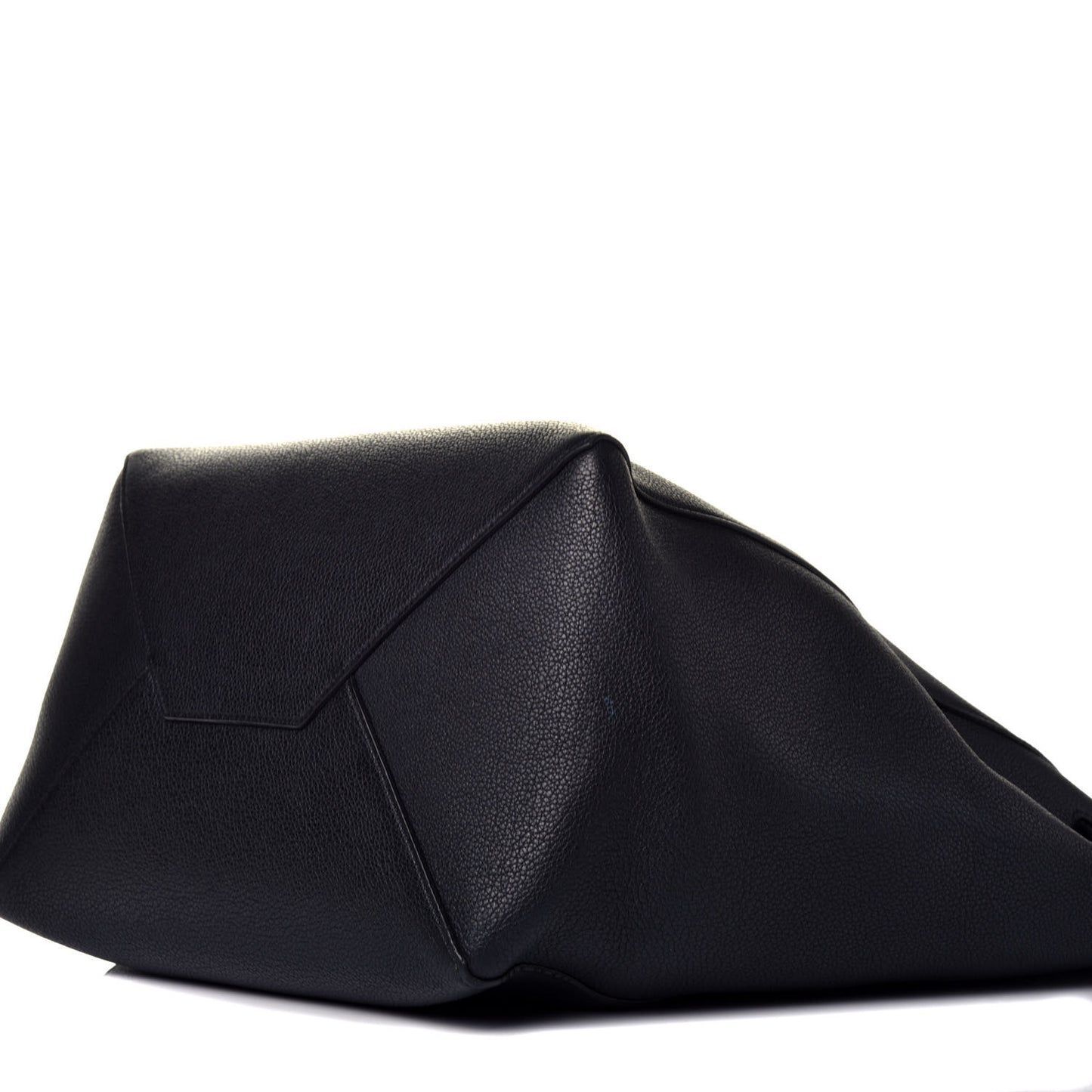 Soft Grained Calfskin Medium Belt Cabas Phantom Black
