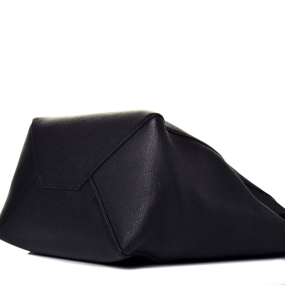 Celine Soft Grained Calfskin Medium Belt Cabas Phantom Black 9 of 9