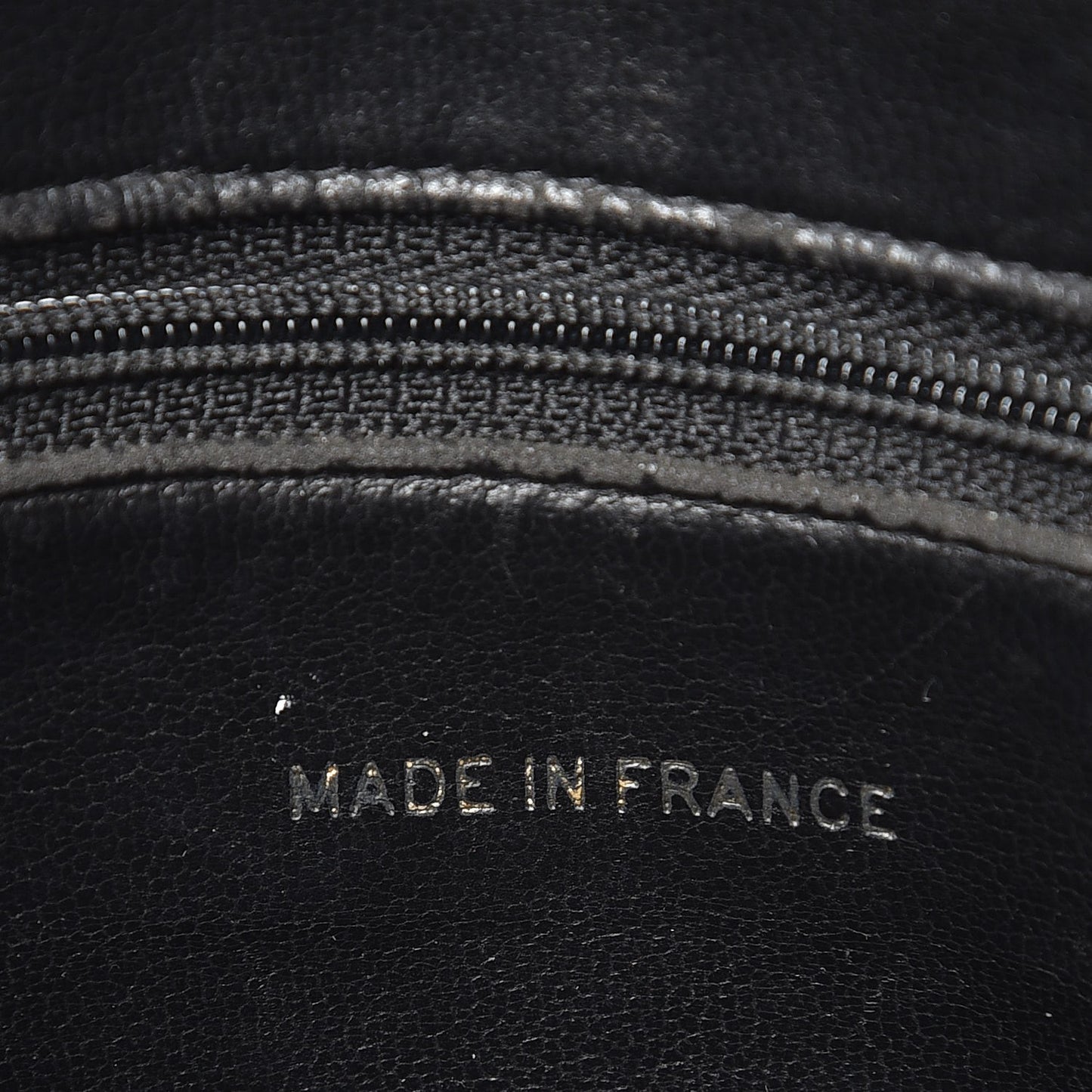 Caviar Large CC Shoulder Bag Black