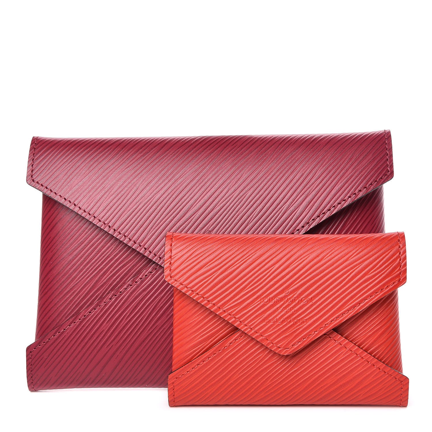Louis Vuitton Epi Kirigami Pochette Set Fuchsia Coquelicot 1 of 11