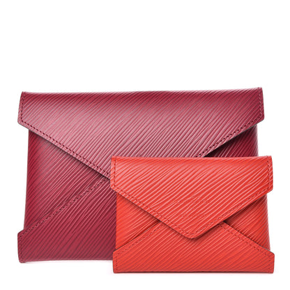 Louis Vuitton Epi Kirigami Pochette Set Fuchsia Coquelicot 1 of 11