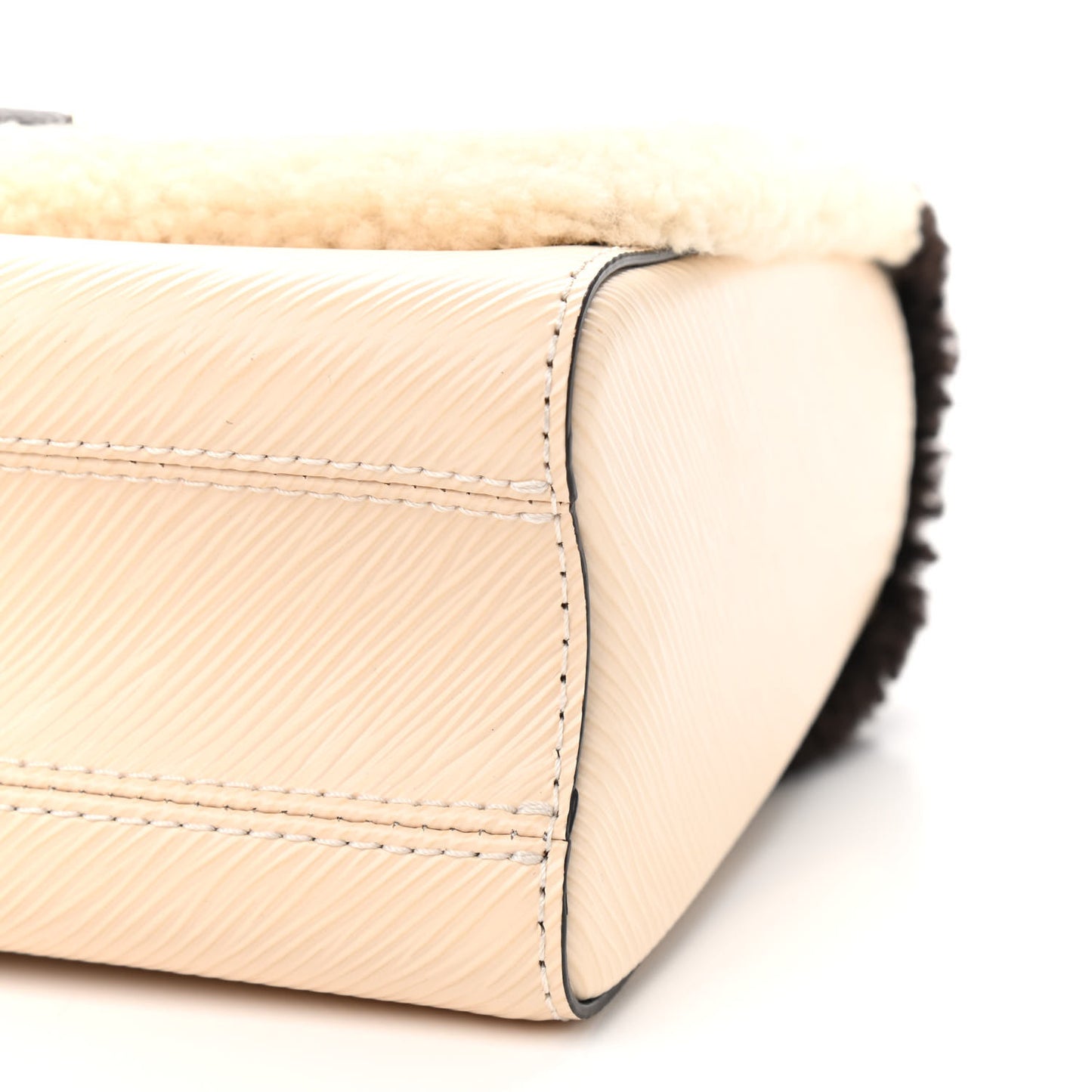 Monogram Epi Teddy Twist MM Creme