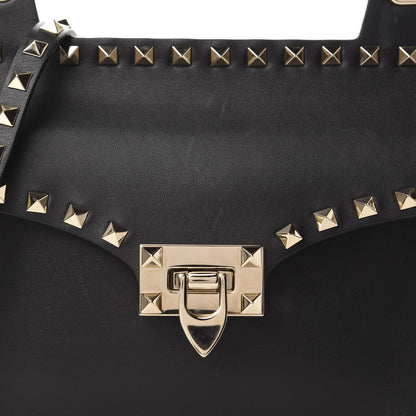 Valentino Garavani Calfskin Rockstud Crossbody Messenger Bag Black 11 of 11