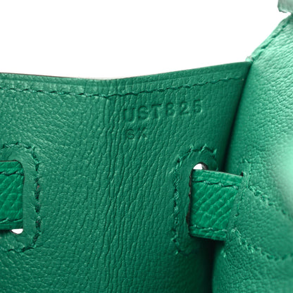 Hermes Epsom Birkin Sellier 25 Vert Jade 7 of 11