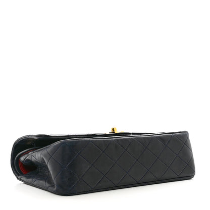 Chanel Lambskin Quilted Small Double Flap Navy 4 of 14