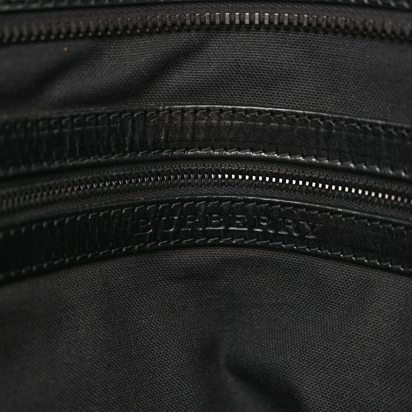 Canvas Vintage Check Tote Black