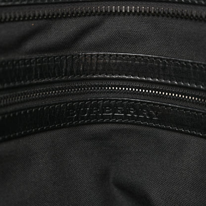 Burberry Canvas Vintage Check Tote Black 10 of 25