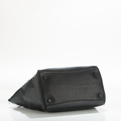 Prada City Calf Hand-Stitched Galleria Double Zip Tote Black 4 of 9