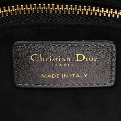 Christian Dior Lambskin Cannage Small My ABCDior Lady Dior Metallic Grey 6 of 11