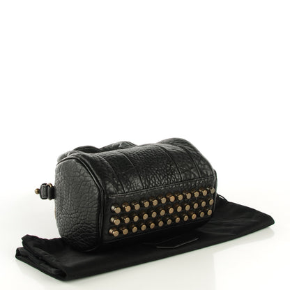 Alexander Wang Pebbled Lambskin Mini Rockie Black Antique Brass Hardware 4 of 7