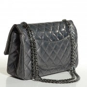 Chanel Metallic Aged Calfskin 2.55 Reissue 226 Flap Dark Silver 3 of 18
