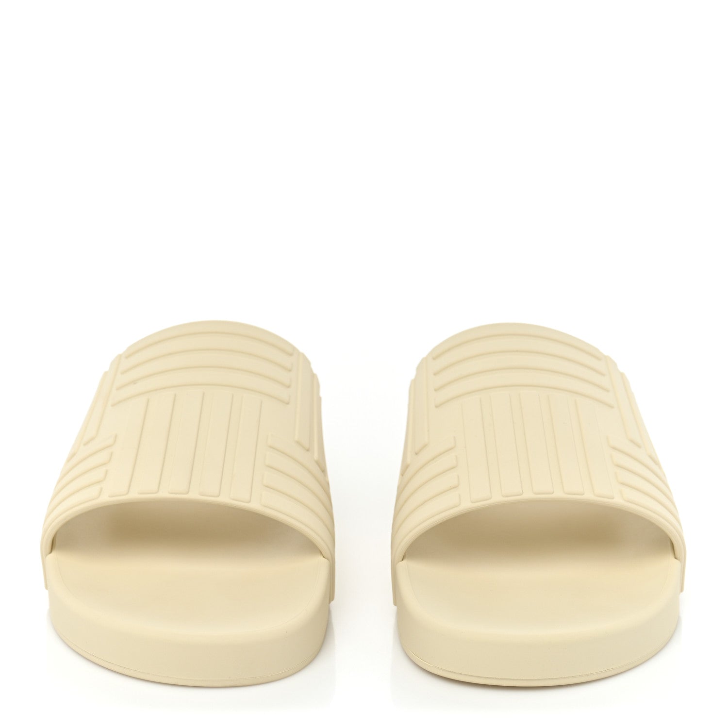 Bottega Veneta Rubber Carpet Slider Sandals 39 Sea Salt 2 of 9