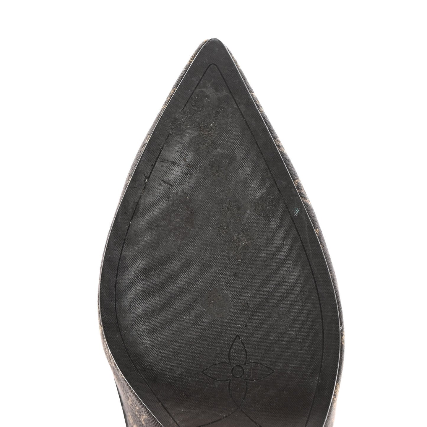 Mini Monogram Luxembourg Pumps 37 Brown