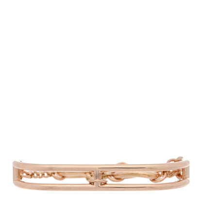 Hermes 18K Rose Gold Diamond Mix and H Cocktail Ring 52 6 4 of 4