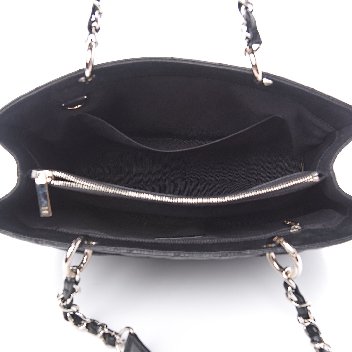 Caviar Quilted Grand Shopping Tote GST Black