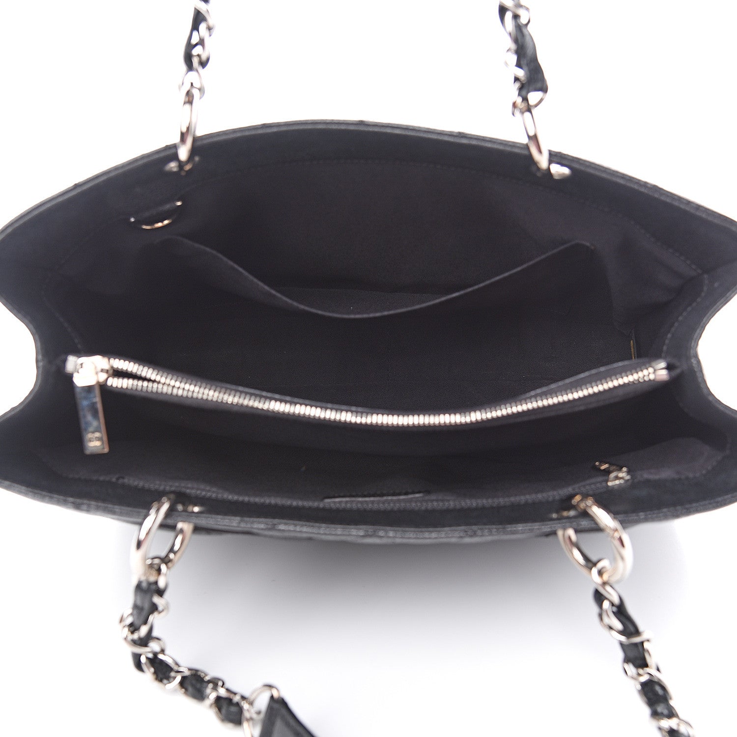 Chanel Caviar Quilted Grand Shopping Tote GST Black 4 of 9