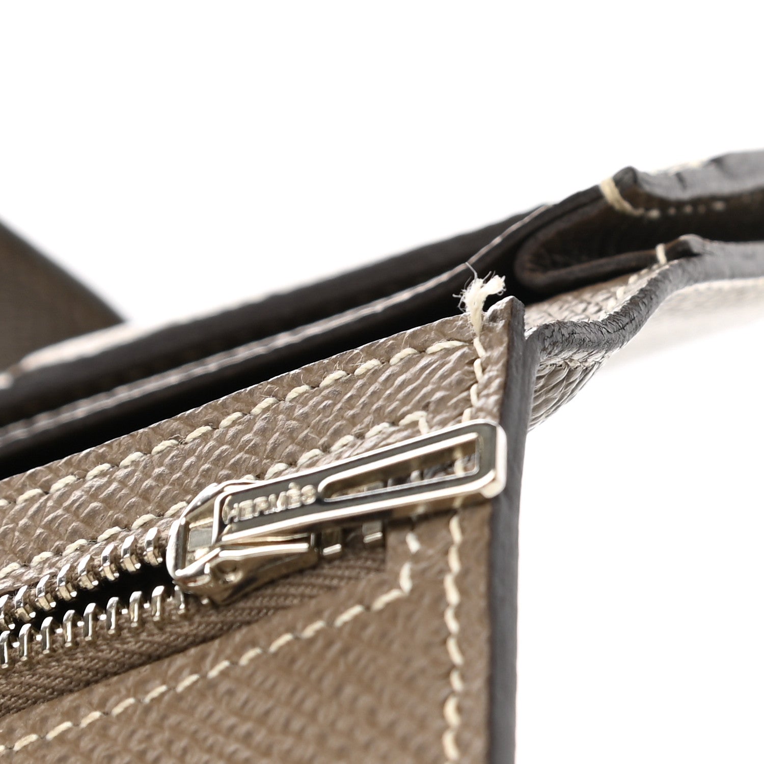 Hermes Epsom Bearn Gusset Wallet Etoupe 8 of 12